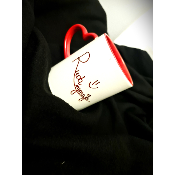 Kubek RUDA RYMUJE z podpisem